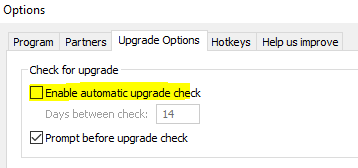 auto update trong CAMTASIA