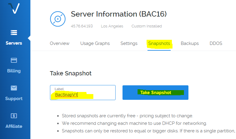 snapshot-vps-vultr