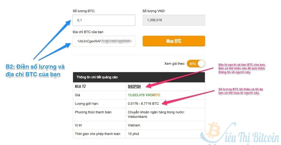 nhap bitcoin remitano