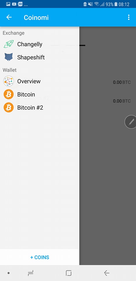 Add bitcoin gold Coinomi