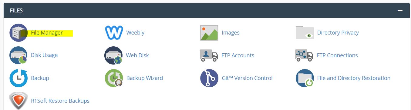 file manager cpanel