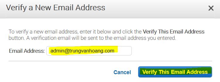 xác minh email amazon sendy 1