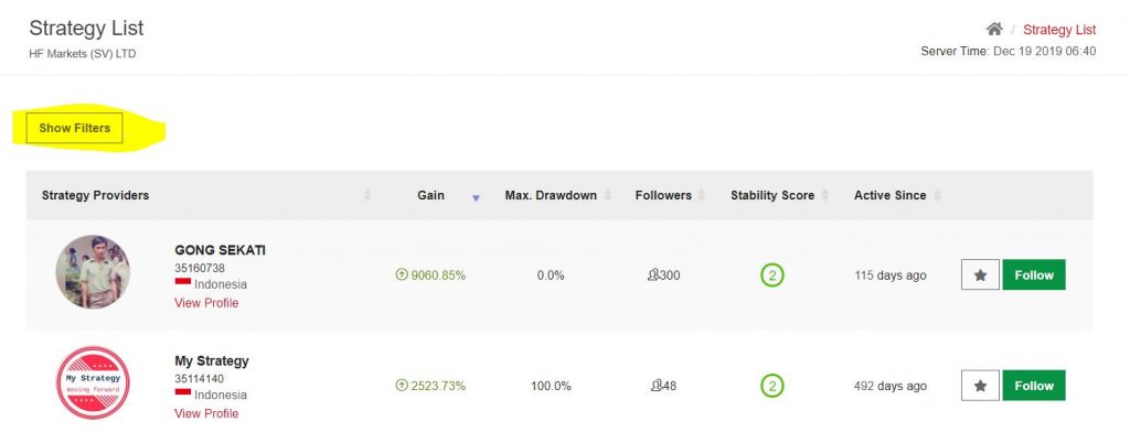 HFcopy san Hotforex tim chuyen gia