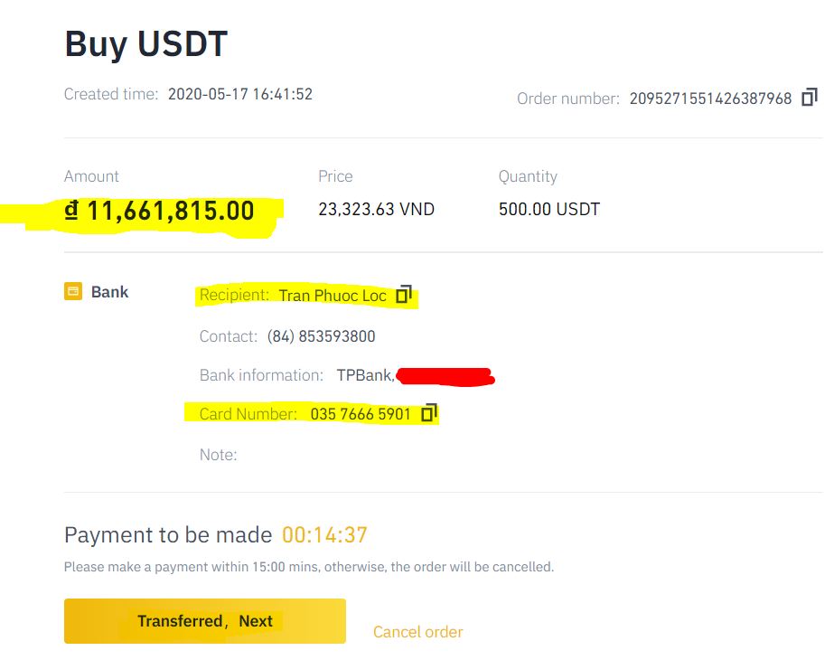 Binance p2p thanh toan fiat crypto