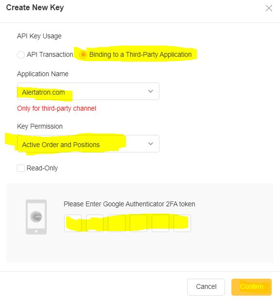 API Bybit san Future